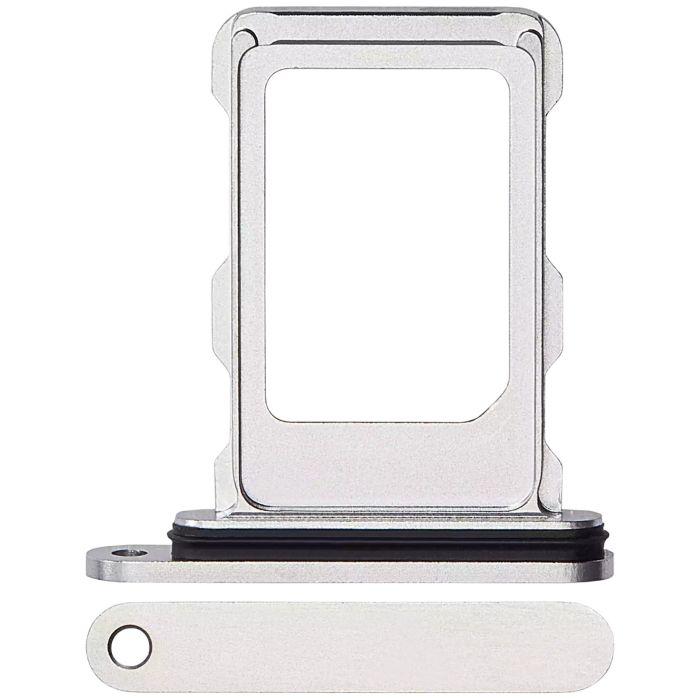 SIM-Kartenschacht Single für iPhone 16 Pro/ 16 Pro Max (Titan Weiß)