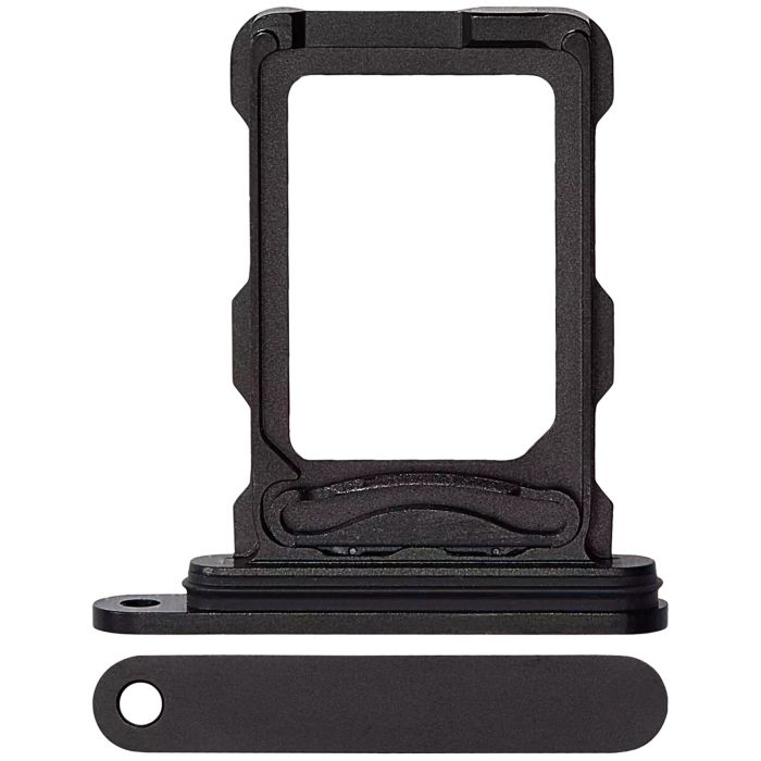 SIM-Kartenschacht Dual für iPhone 16 Pro/ 16 Pro Max (Titan Schwarz)