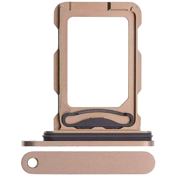 SIM-Kartenschacht Dual für iPhone 16 Pro/ 16 Pro Max (Titan Wüste)