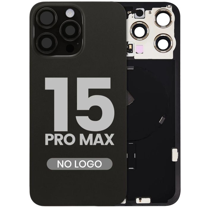 Rückglas mit MagSafe-Magnet, NFC & Blitz-Flex für iPhone 15 Pro Max