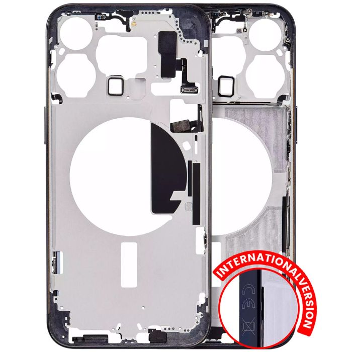 Mittelrahmen mit Power- und Lautstärketasten für iPhone 15 Pro Max (Titan Blau)