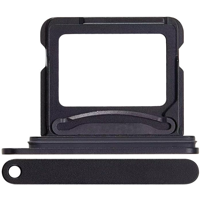 SIM-Kartenschacht Dual für iPhone 16/ 16 Plus (Schwarz)