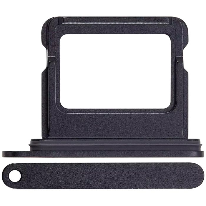 SIM-Kartenschacht Single für iPhone 16/ 16 Plus (Schwarz)