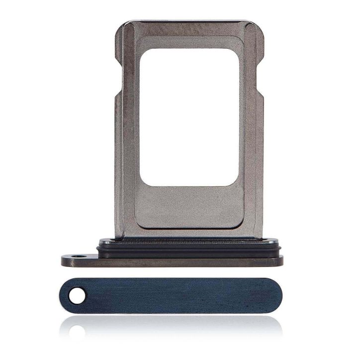 SIM-Kartenschacht Single für iPhone 15 Pro/ 15 Pro Max (Titan Blau)