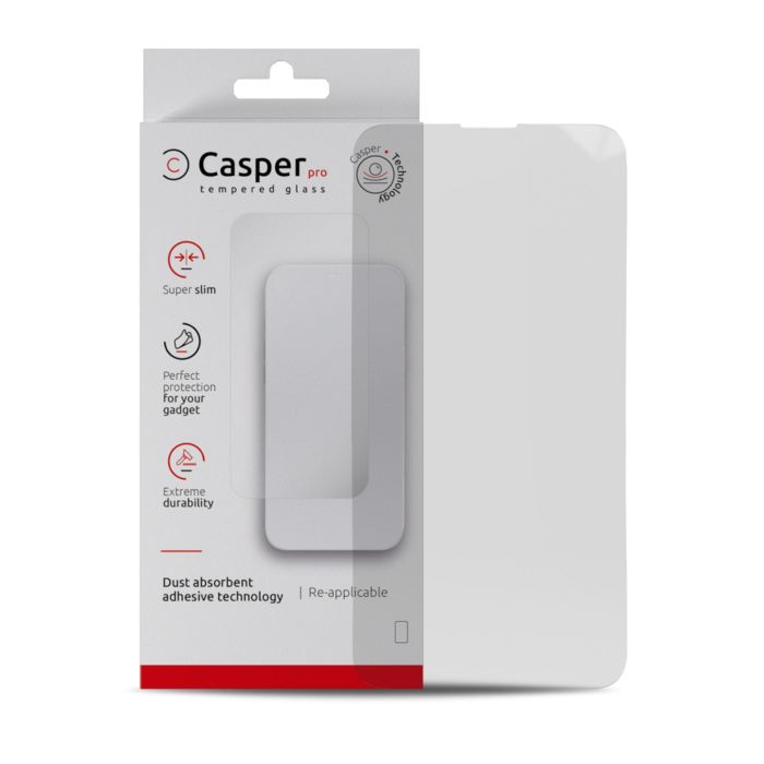 Casper Pro Displayschutzglas für iPhone 15 Plus (Transparent)