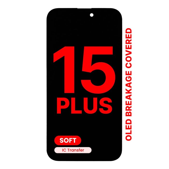 OLED Display Einheit für iPhone 15 Plus (Aftermarket Pro XO7 Soft)