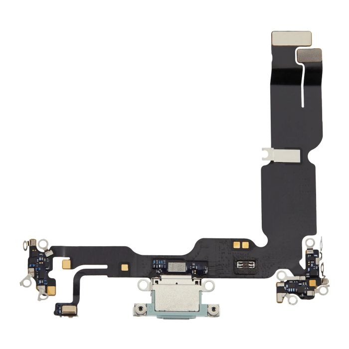 Ladebuchse Flexkabel für iPhone 15 Plus (Premium) (Grün)