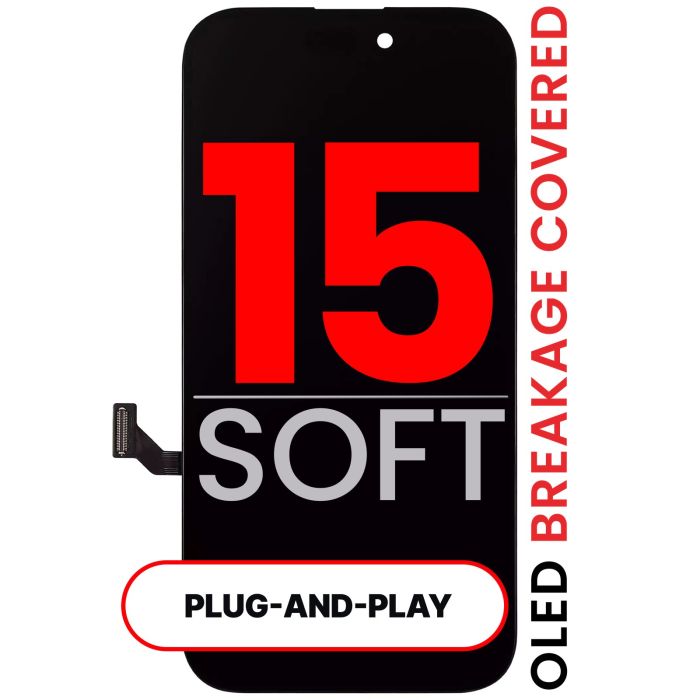 OLED Display Einheit für iPhone 15 (Aftermarket Pro XO7 3.0 Soft)
