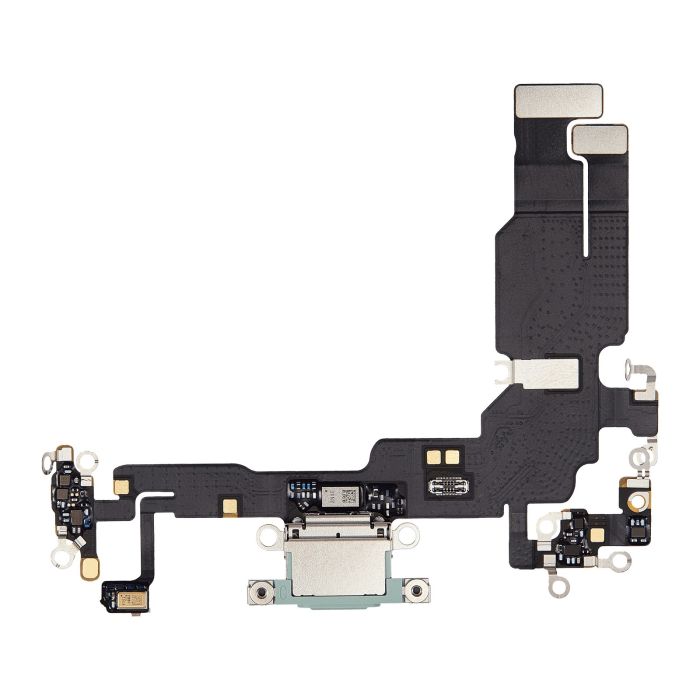 Ladebuchse Flexkabel für iPhone 15 (Premium) (Grün)