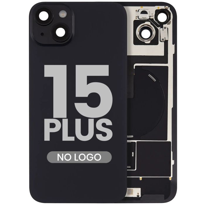 Rückglas mit MagSafe-Magnet, NFC & Blitz-Flex für iPhone 15 Plus (Aftermarket)