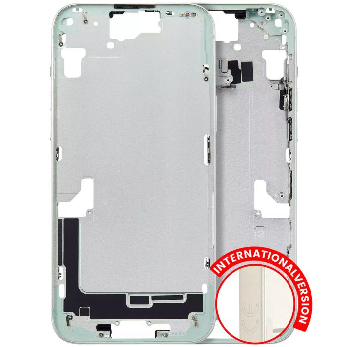 Mittelrahmen mit Power- und Lautstärketasten für iPhone 15 Plus (Grün)