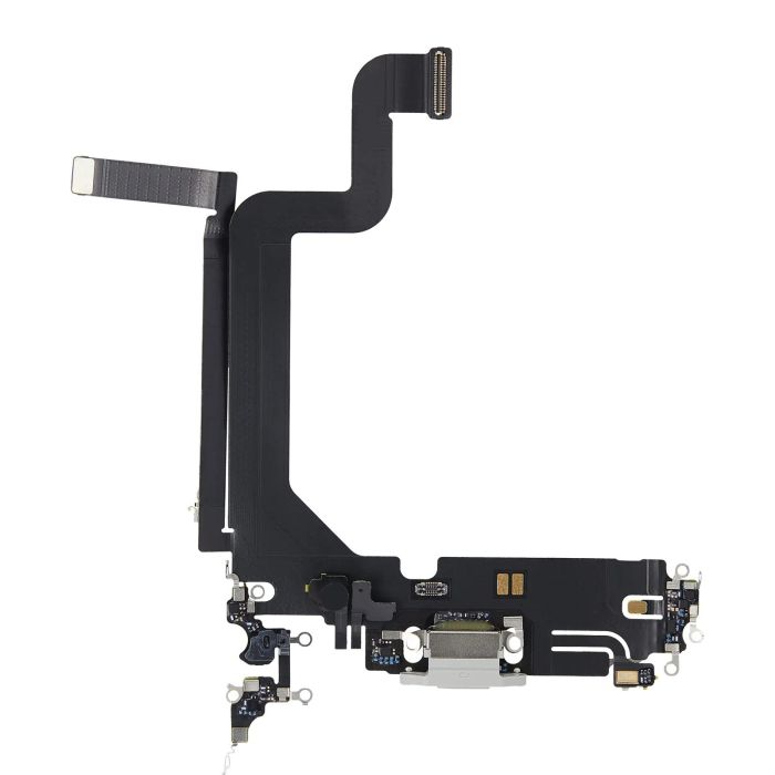 Ladebuchse Flexkabel für iPhone 14 Pro Max (Premium) (Silber)