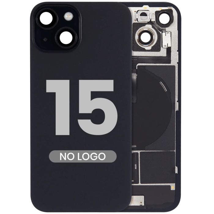Rückglas mit MagSafe-Magnet, NFC & Blitz-Flex für iPhone 15 (Aftermarket)
