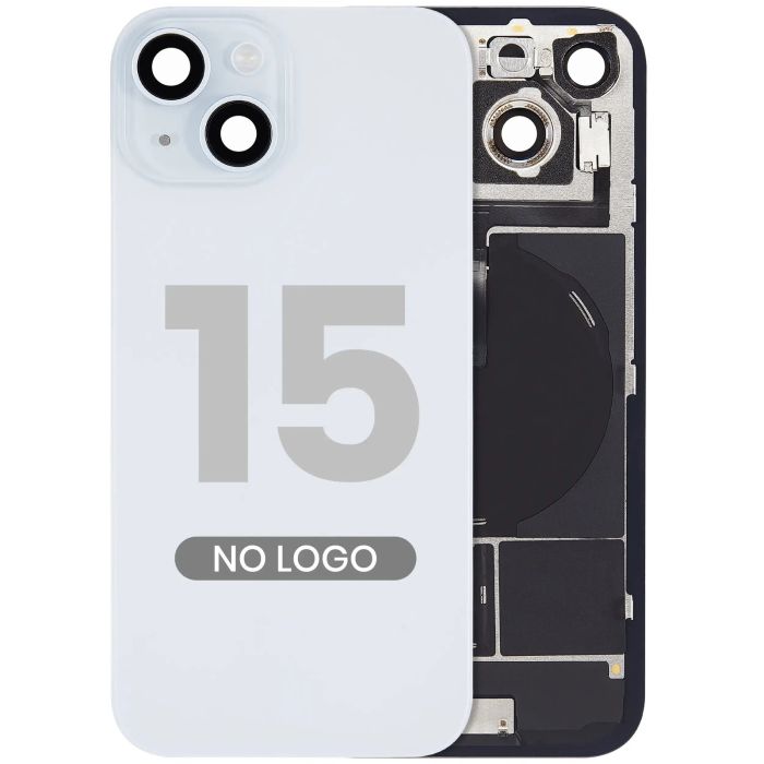 Rückglas mit MagSafe-Magnet, NFC & Blitz-Flex für iPhone 15 (ohne Logo)