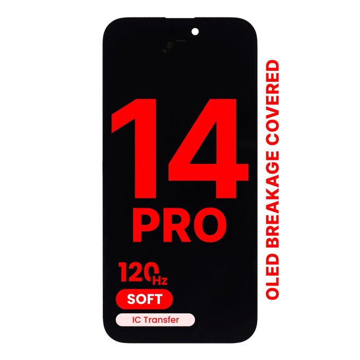 OLED Display Einheit für iPhone 14 Pro (Aftermarket Pro XO7 Soft) (120HZ)