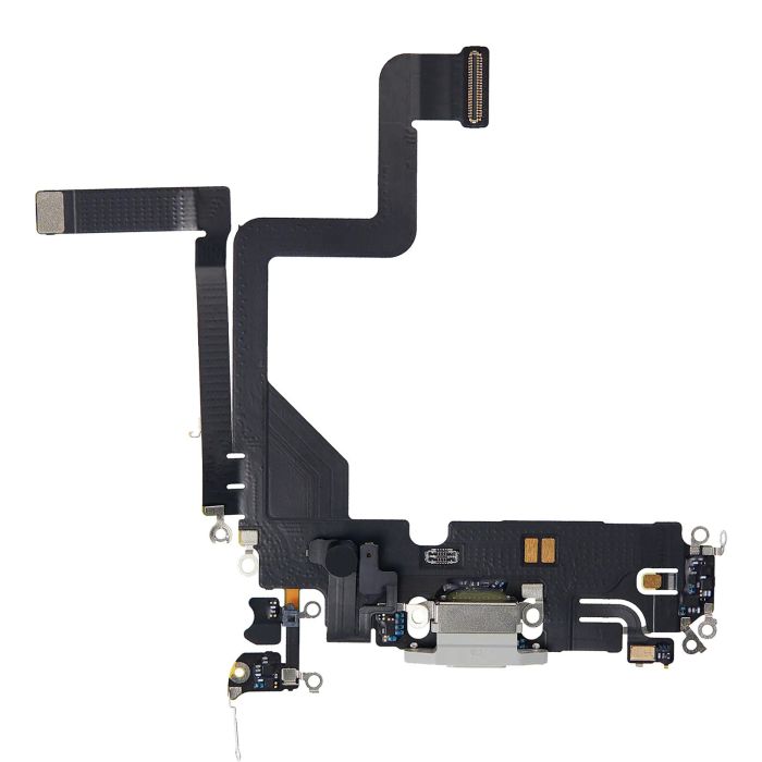 Ladebuchse Flexkabel für iPhone 14 Pro (Premium) (Silber)