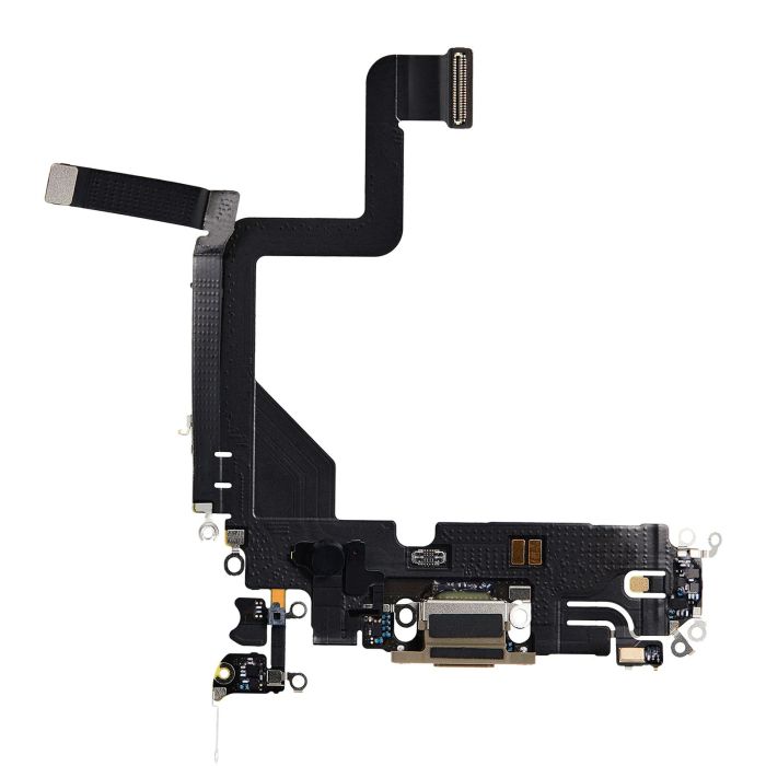 Ladebuchse Flexkabel für iPhone 14 Pro (Premium) (Gold)