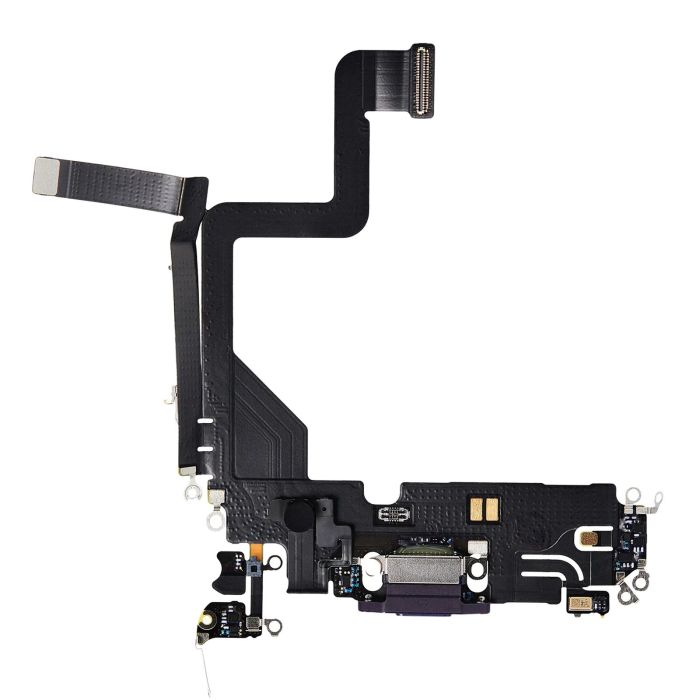 Ladebuchse Flexkabel für iPhone 14 Pro (Premium) (Dunkellila)