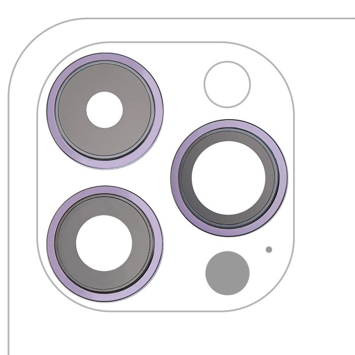 Rückkamera-Linse mit Halterung & Rahmen für iPhone 14 Pro/ 14 Pro Max Nr.5