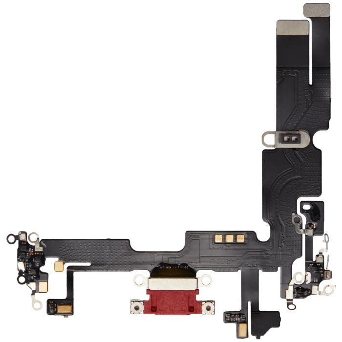 Ladebuchse Flexkabel für iPhone 14 Plus (Aftermarket Plus) (Rot)