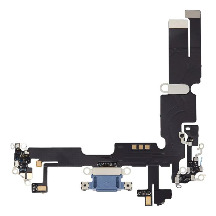 Ladebuchse Flexkabel für iPhone 14 Plus (Aftermarket Plus) (Blau)