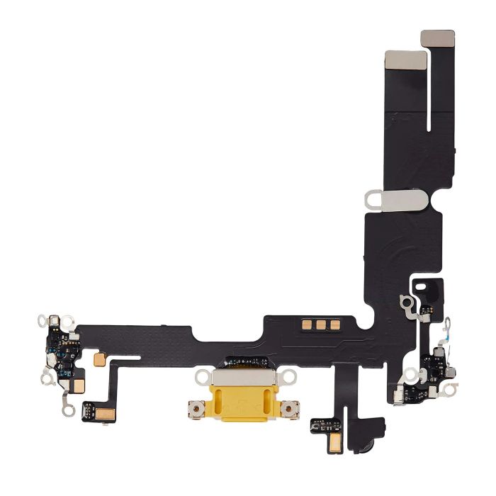 Ladebuchse Flexkabel für iPhone 14 Plus (Aftermarket Plus) (Gelb)