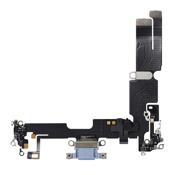 Ladebuchse Flexkabel für iPhone 14 Plus (Premium) (Blau)