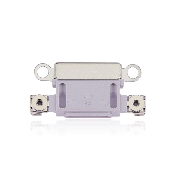 Ladebuchse nur Buchse für iPhone 14/ 14 Plus (Lila) (10er Pack)