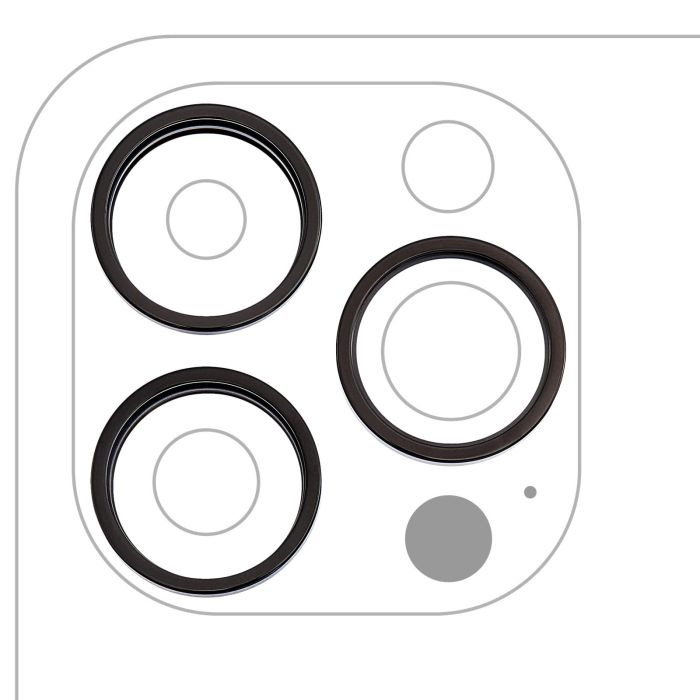 Rückkamera Ring nur für iPhone 14 Pro/ 14 Pro Max (Space Schwarz)