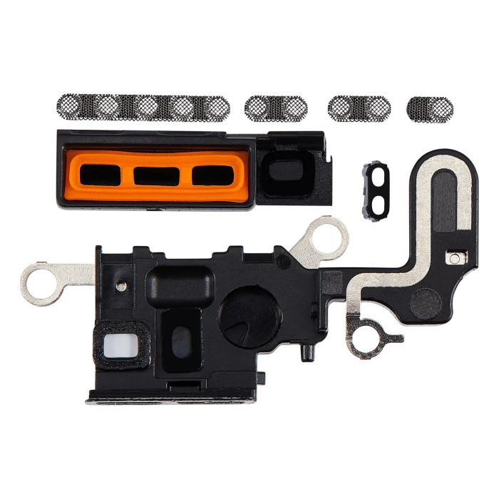 Lautsprecher-/ Mikrofon-Gitter für iPhone 15 Plus (Schwarz) (10er Pack)