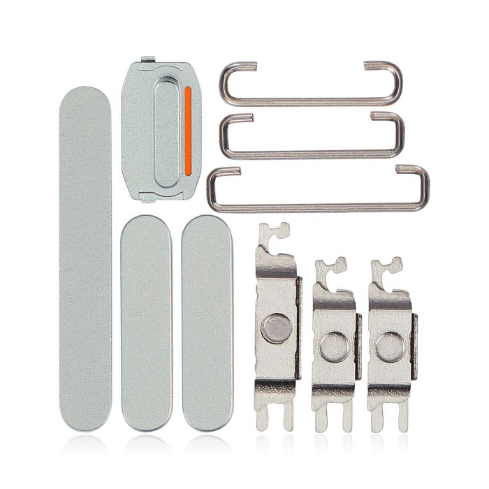 Tasten-Set (Power/ Lautstärke/ Schalter) für iPhone 15/ 15 Plus (Grün)