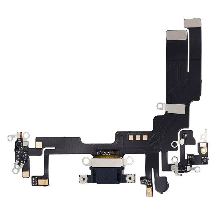Ladebuchse Flexkabel für iPhone 14 (Aftermarket Plus) (Mitternacht)