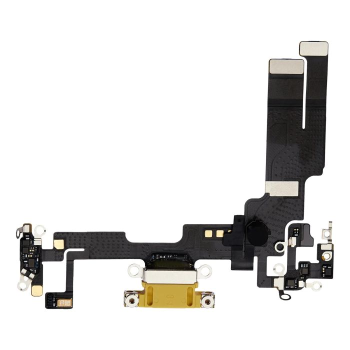 Ladebuchse Flexkabel für iPhone 14 (Premium) (Gelb)