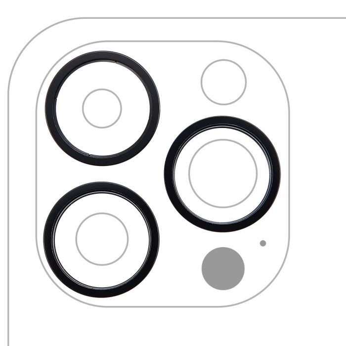 Rückkamera Ring nur für iPhone 14 Pro/ 14 Pro Max (3-teiliges Set)
