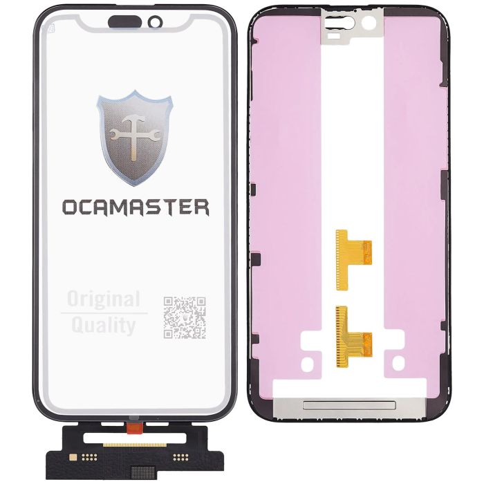 4 in 1 kurz Flex (Digitizer Touch mit Glas + OCA + Rahmen vormontiert) für Nr.3