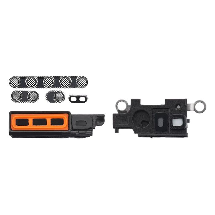 Lautsprecher-/ Mikrofon-Gitter für iPhone 14 Pro Max (Space Schwarz) (10er Pack)