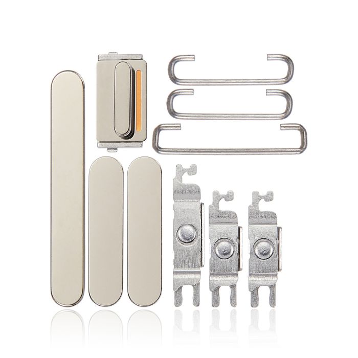Tasten-Set (Power/ Lautstärke/ Schalter) für iPhone 14 Pro/ 14 Pro Max (Gold)