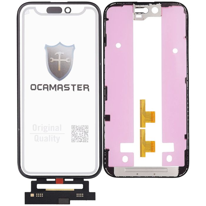 4 in 1 kurz Flex (Digitizer Touch mit Glas + OCA + Rahmen vormontiert) für Nr.4
