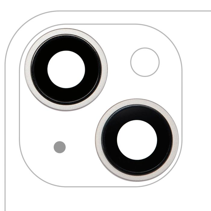 Rückkamera-Linse mit Halterung & Rahmen für iPhone 14/ 14 Plus (Premium)