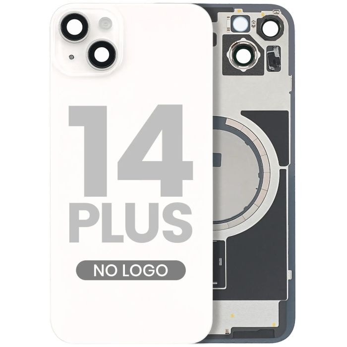Rückglas mit MagSafe-Magnet für iPhone 14 Plus (Aftermarket) (Polarstern)