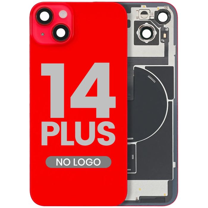 Rückglas mit Stahlplatte, NFC & MagSafe-Magnet vormontiert für iPhone 14 Plus