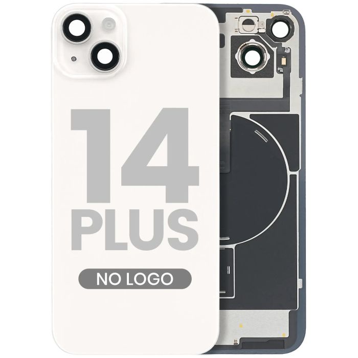 Rückglas mit Stahlplatte, NFC & MagSafe-Magnet vormontiert für iPhone 14 Nr.2