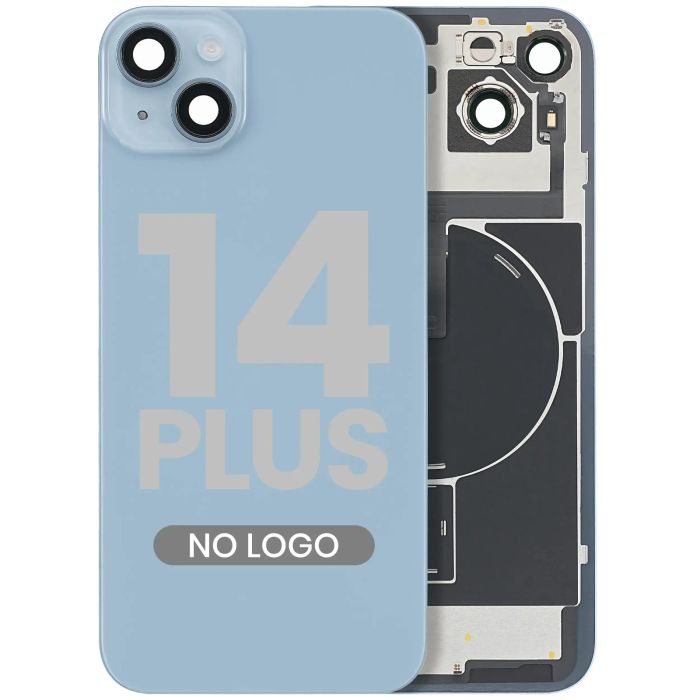 Rückglas mit Stahlplatte, NFC & MagSafe-Magnet vormontiert für iPhone 14 Nr.4