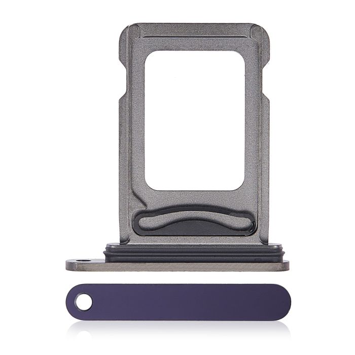 SIM-Kartenschacht Dual für iPhone 14 Pro/ 14 Pro Max (Dunkellila)