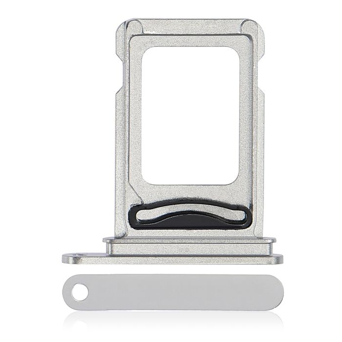 SIM-Kartenschacht Dual für iPhone 14 Pro/ 14 Pro Max (Silber)