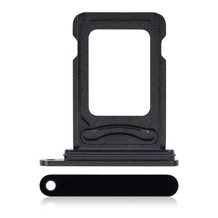 SIM-Kartenschacht Dual für iPhone 14 Pro/ 14 Pro Max (Space Schwarz)
