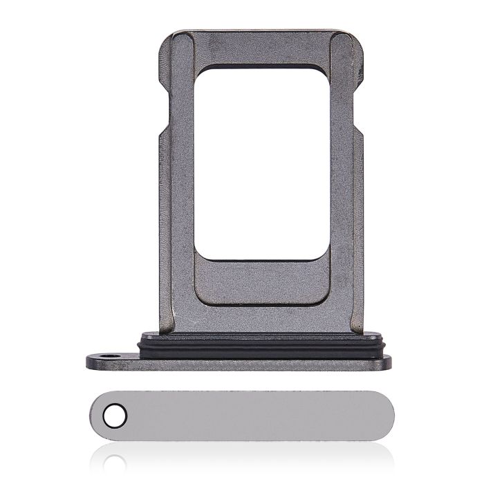 SIM-Kartenschacht Single für iPhone 14 Pro/ 14 Pro Max (Space Schwarz)