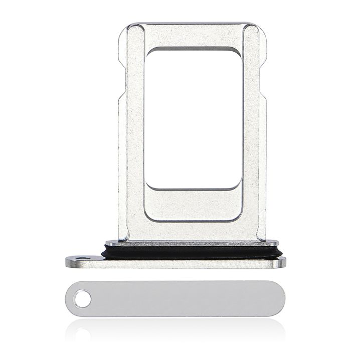 SIM-Kartenschacht Single für iPhone 14 Pro/ 14 Pro Max (Silber)