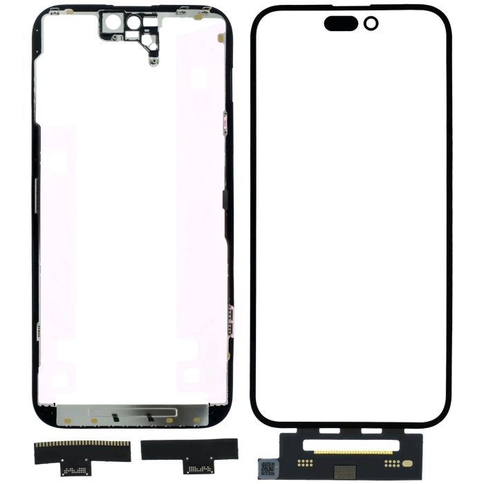 4 in 1 kurz Flex (Digitizer Touch mit Glas + OCA + Rahmen vormontiert) für Nr.5