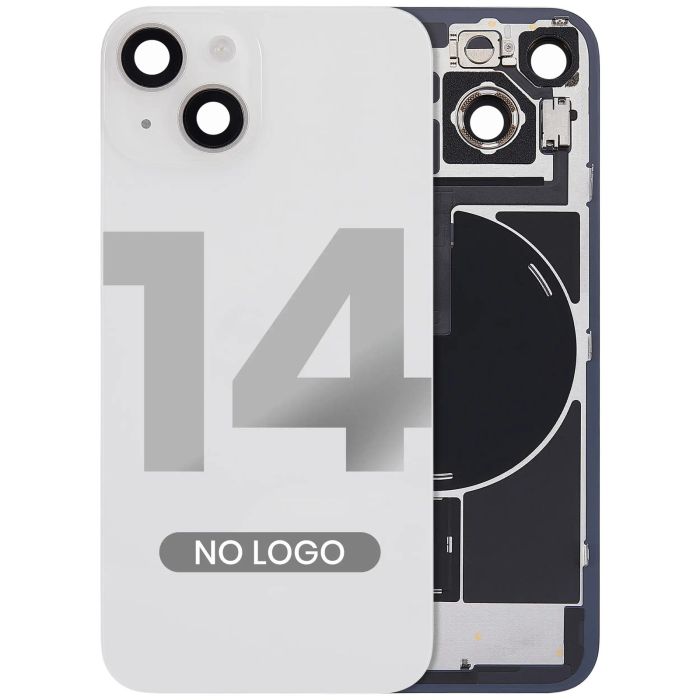 Rückglas mit Stahlplatte, NFC & MagSafe-Magnet vormontiert für iPhone 14 Nr.7